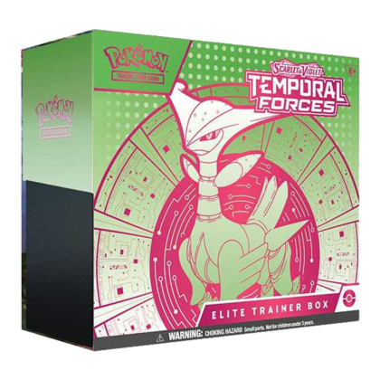 "Pokémon TCG: Scarlet & Violet 5 - "Temporal Forces" Elite Trainer Box - Iron Leaves"