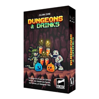 Juego de mesa "Dungeons & Drinks"