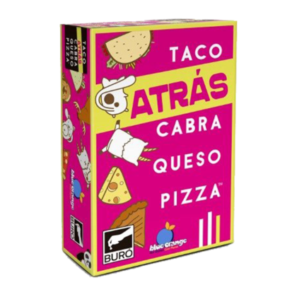 Juego de mesa "Taco Atrás Cabra Queso Pizza"