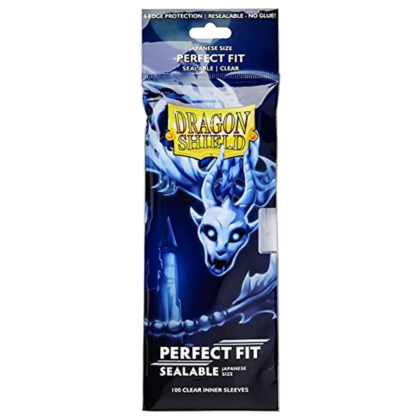 Sleeves Dragon Shield Perfect Fit Japanese Sealable - Clear 100ct.