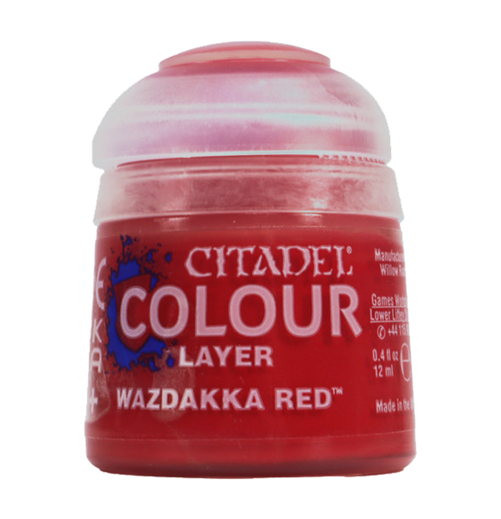 Citadel Colour: Layer Wazdakka Red – Montevideo Gaming House