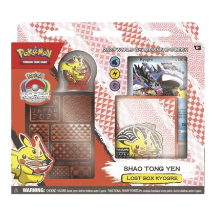 Mazo de cartas "Pokémon TCG: 2023 Pokémon TCG World Championships Deck - Lost Box Kyogre"