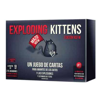 Juego de mesa "Exploding Kittens: Edición NSFW"
