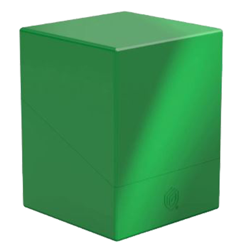 Caja para mazo "Deckbox Boulder 100+ Solid Ultimate Guard - Green"