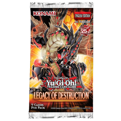 Sobre de cartas "Yu-Gi-Oh! Legacy of Destruction - Booster"