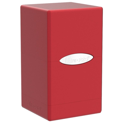 Caja para cartas "Deckbox Satin Tower Deck Box Ultra Pro – Rojo 84174"